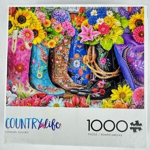 Buffalo Games Country Life “Cow Girl Colors” 1000 Piece Puzzle